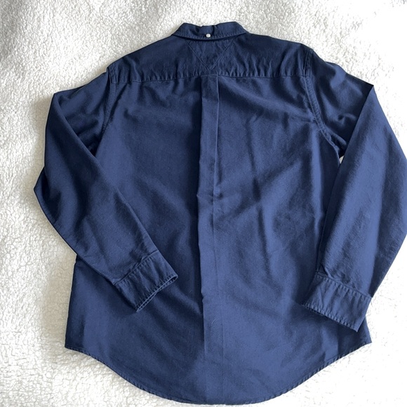 NWOT- Mens Tommy Hilfiger Long Sleeve Poplin Shirt - M - Picture 2 of 8